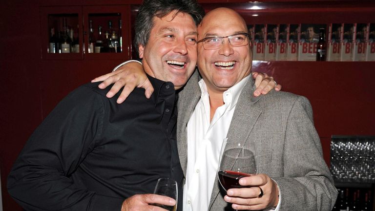 Bývalí přednášející Masterchef John Torode a Gregg Wallace. Soubor pic: PA