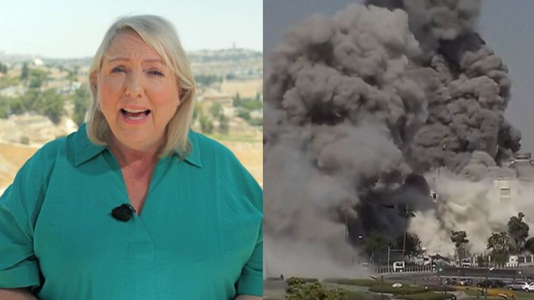 Izrael bombarduje Sýrii "Odeslat zprávu" že země "nedělá dost na ochranu Druze Community," Říká Sky's Lisa Holland. 