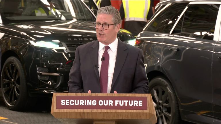 Keir Starmer JLR