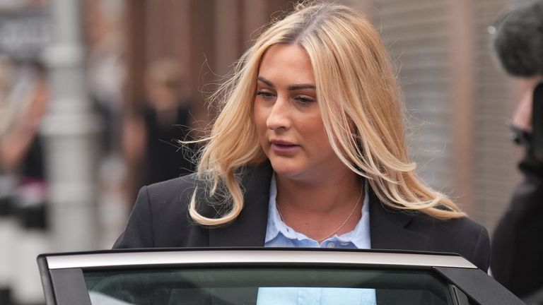 Nikita dnes předává odvolací soud v Dublinu. Pic: Pa