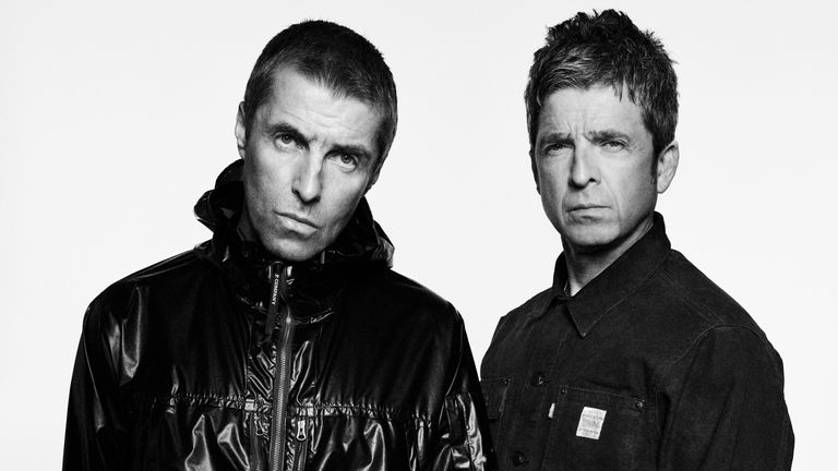 Liam a Noel Gallagher. Pic: Simon Emmett