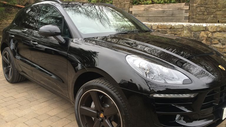   Porsche patřící Lillian Milne. Pic: City of London Police/PA