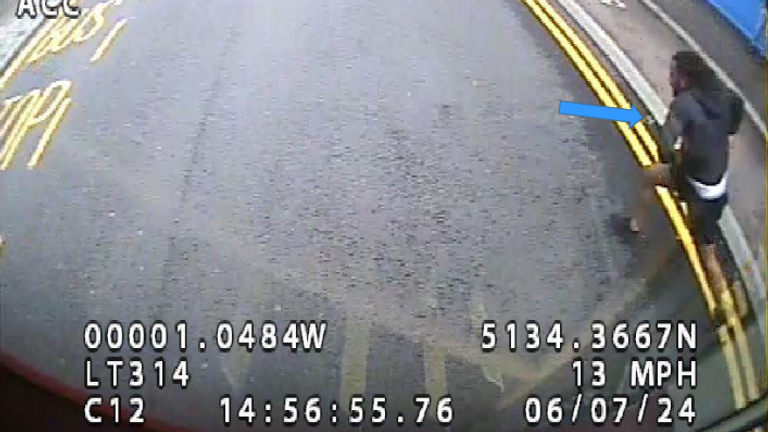 CCTV ukázal, že Belle uprchl z vraždy. Pic: Met Office