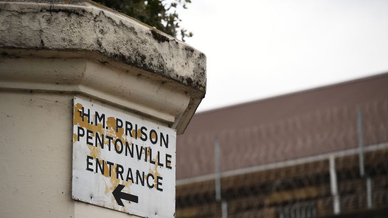 Fotografie souboru ze dne 22/08/18 obecného pohledu na HMP Pentonville, severní Londýn.