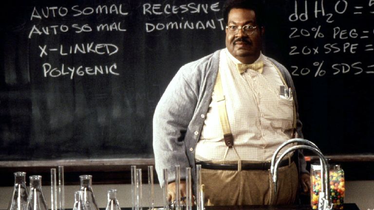 Eddie Murphy jako Sherman Klump v ořechovém profesorovi. Pic: Reuters
