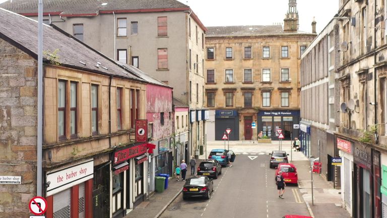 Muslimské centrum Street Inverclyde je zapnuté