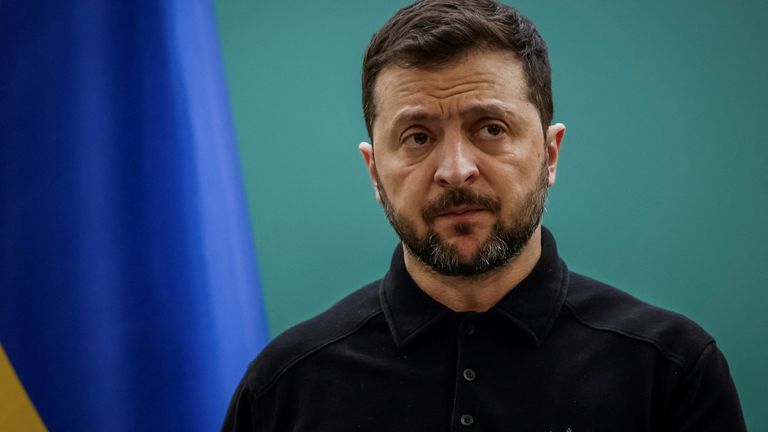 Ukrajinský prezident Volodymyr Zlenskyy. Pic: Reuters