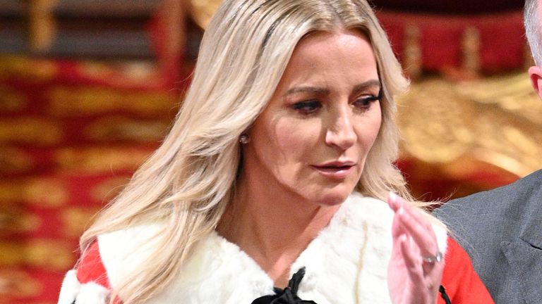 Michelle Mone se účastní státu otevření parlamentu v roce 2019. Obrázek: Reuters