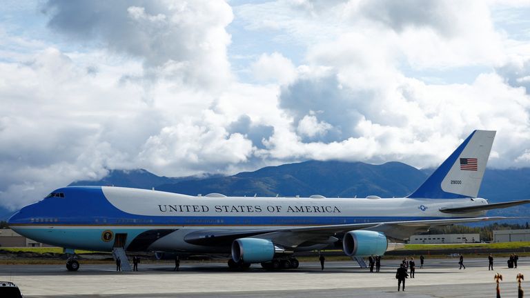 Air Force One, dotkla se na místě během Bidenovy poslední návštěvy