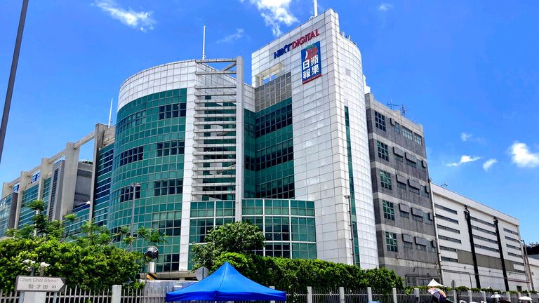 Další digitální publikuje deníky Apple Daily. Pic: Ap