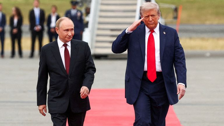 Donald Trump a Vladimir Putin