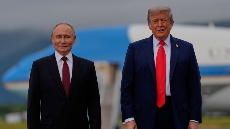 Pan Trump se v pátek setkal s panem Putinem na Aljašce. Pic: Ap