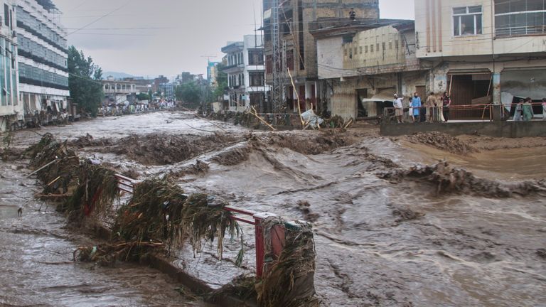 Mingora, Pákistán. Pic: Ap