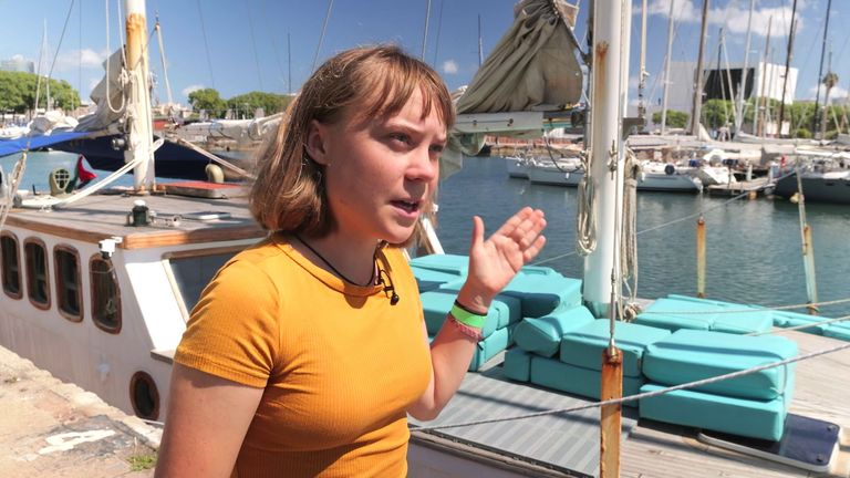 Greta Thunberg kartáčovala obavy o nebezpečí cesty stranou