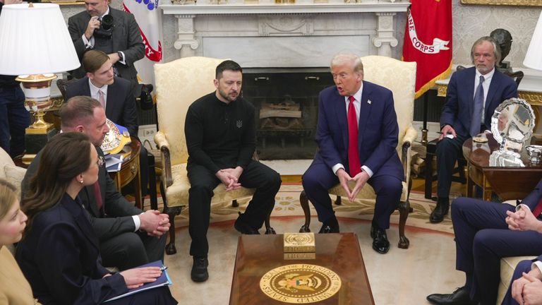 Poslední setkání Vodymyr Zelskyyho s Donaldem Trumpem v Bílém domě skončilo katastrofou. Pic: AP/ Mystyslav Chernov