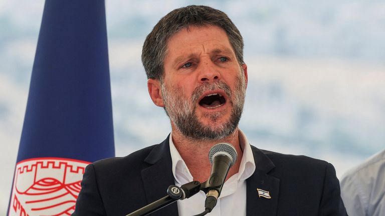 Bezalel Smotrich chce, aby Izrael připojil více než 82% Západního břehu. Pic: Reuters