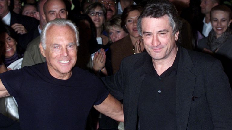 S Robertem De Niro v Miláně v roce 2000. Obrázek: Reuters