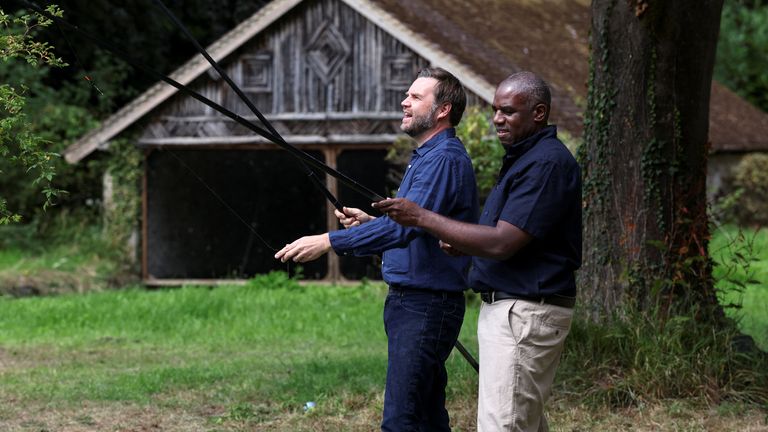 David Lammy s americkým viceprezidentem JD Vance. Pic: Pa