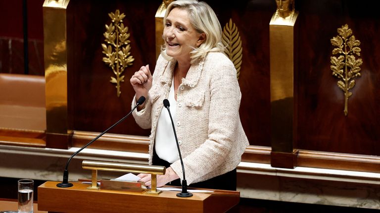 National Rally's Marine Le Pen Pic: Reuters