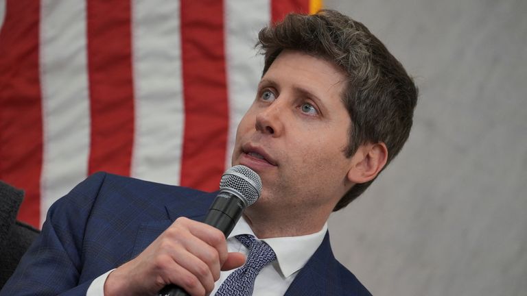 Generální ředitel OpenAI Sam Altman mohl také cestovat do Velké Británie. Pic: Reuters