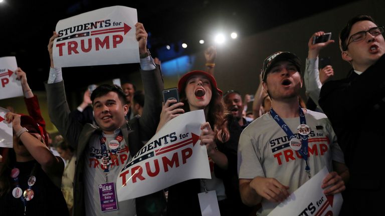 Summit Student Action Summit TPUSA na Palm Beach Florida v roce 2019. Obrázek: Reuters