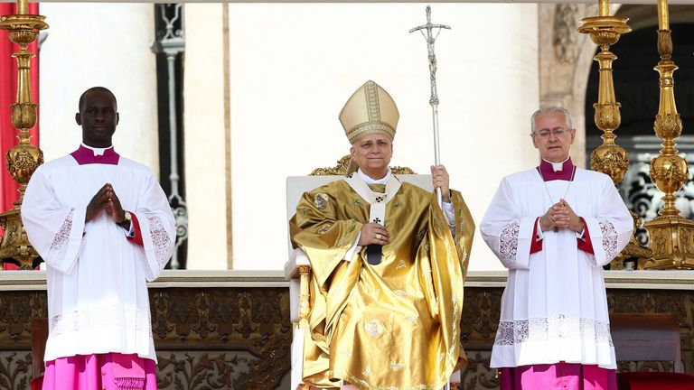 Papež Leo vede ve Vatikánu svaté mši. Pic: Reuters