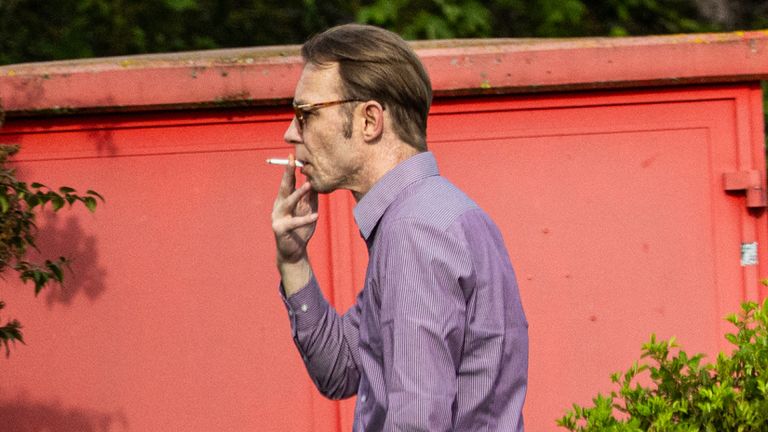 Christian B představil v den jeho propuštění začátkem tohoto měsíce. PIC: Markus Hibbeler/Bild
