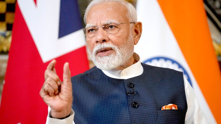 Dohoda způsobí obavy pro Narendra Modi a indické zařízení. Pic: Pa