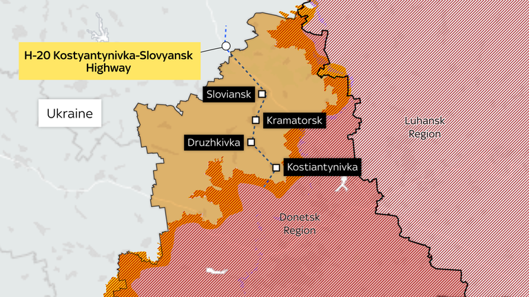 Ukrajinský „pevnost“ v Donbasu