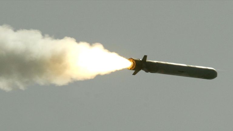 Výletní raketa Tomahawk. Pic: Reuters