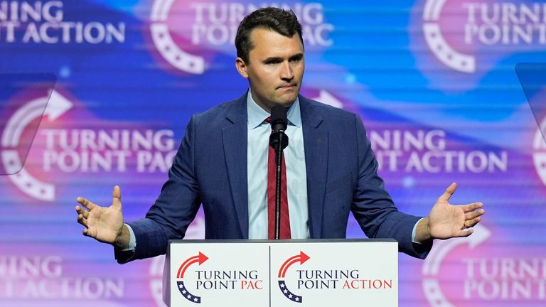 Charlie Kirk. Soubor pic: ap