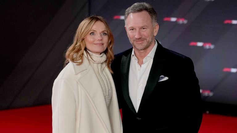 Horner je ženatý s bývalým zpěvákem Spice Girls Geri Halliwell. Pic: Ap