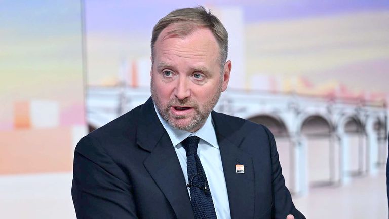 Vůdce GMB Gary Smith. PIC: Jeff Overs/BBC/PA