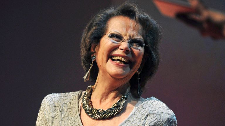 Claudia Cardinale na slavnostním předávání cen Prix Lumieres v Paříži v lednu 2013. Obrázek: AP
