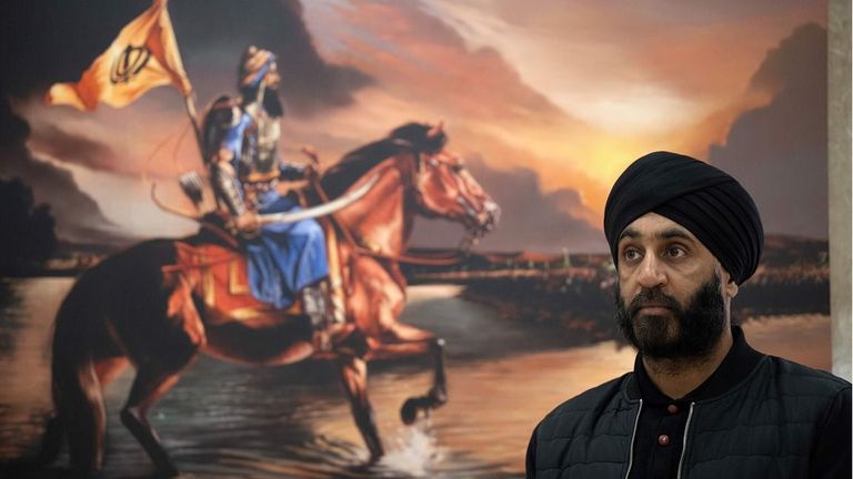Hlavní poradce Federace Sikh (UK) Jas Singh