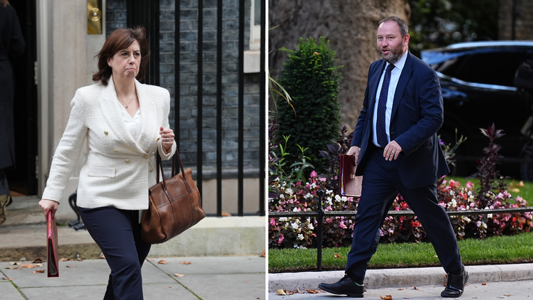 Propuštěni ministři Lucy Powell a Ian Murray. Pic: Pa