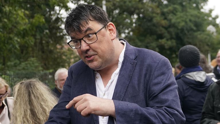 Graham Linehan byl zatčen nad příspěvky na X, který sdílel své názory na trans -práva. Soubor pic: PA