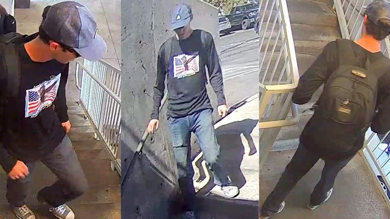 Úřady zveřejnily další obrázky útočníka. Pic: Utah Public Safety
