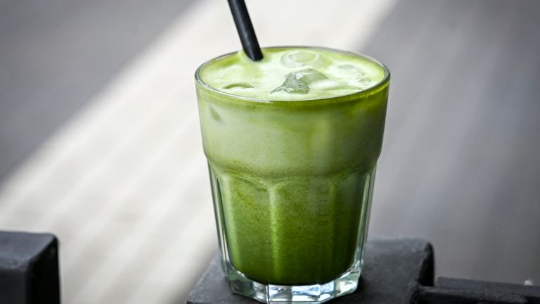 Ledový čaj matcha. Pic: Ap