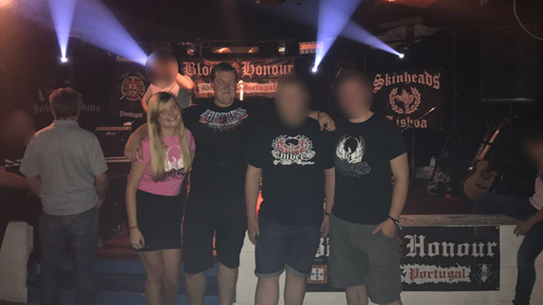 Robert a Rosie Talland, na obrázku na jednom z koncertů. Obrázek: Policie proti terorismu proti terorismu (CTP North East)