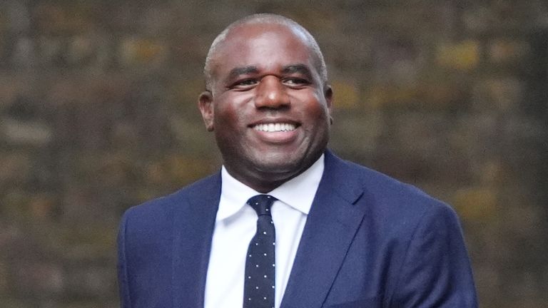 David Lammy, nový ministr spravedlnosti a místopředseda vlády. Pic: Pa