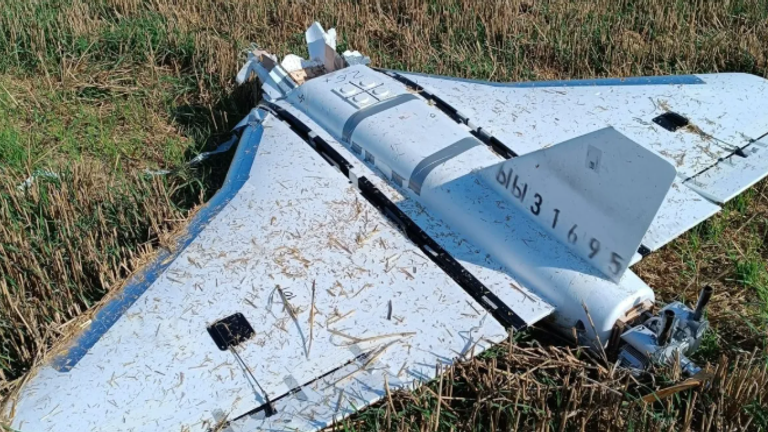 Gerbera Drone přistál v poli v polské oblasti Olesno