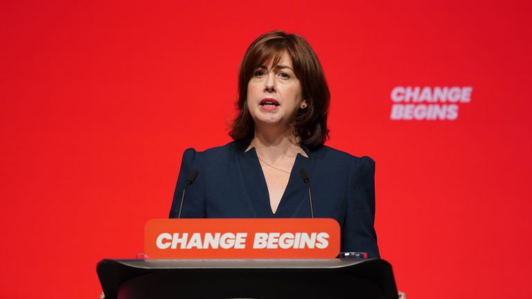 Lucy Powell hovořila v loňském roce na konferenci Labour Party. Pic: Pa