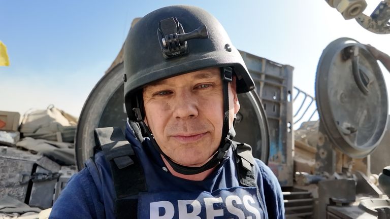 Adam Parsons vidí z první ruky ničení kolem města Gazy