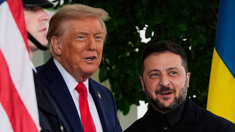 Donald Trump s Volodymyrem Zelskyyem, který je považován za průkopníka ceny. Pic: Ap