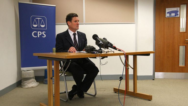 Sir Keir Starmer byl DPP v letech 2008–2013. Pic: Pa