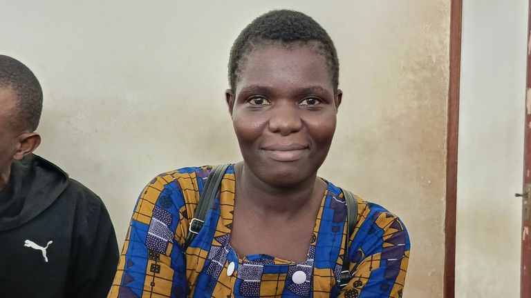 Říká se, že samo-stylizovaná prorocká Sharleen Temba Anido hrála klíčovou roli při oživení MacKenzieho radikálního učení. Pic: Sky News