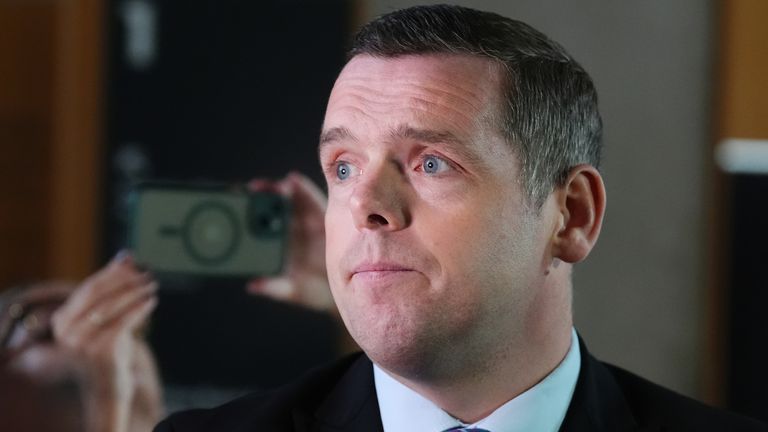 MSP Douglas Ross. Pic: Pa