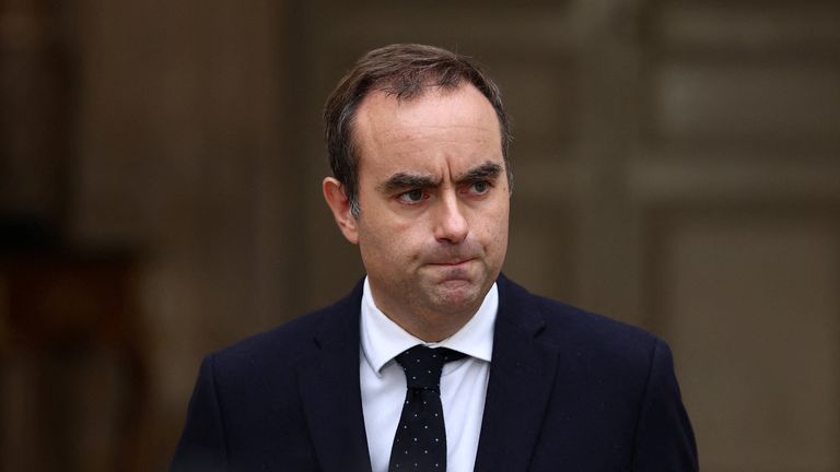 Sebastien Lecornu. Pic Reuters