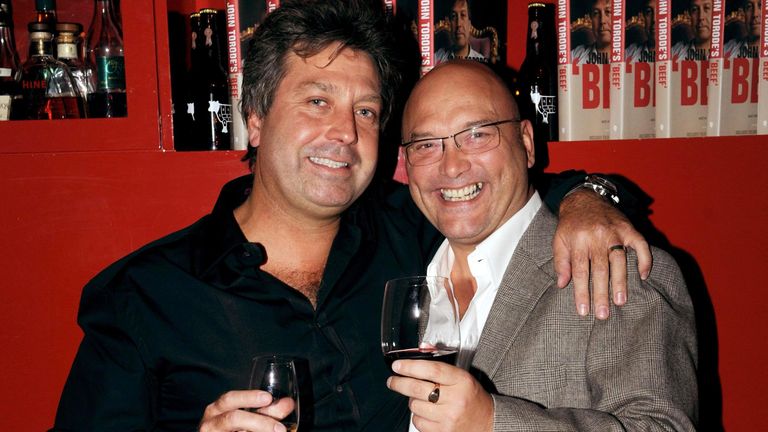 John Torode a Gregg Wallace v roce 2008. Obrázek: PA